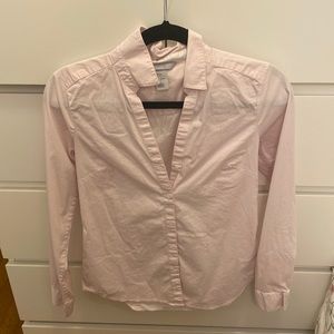 button down light pink top